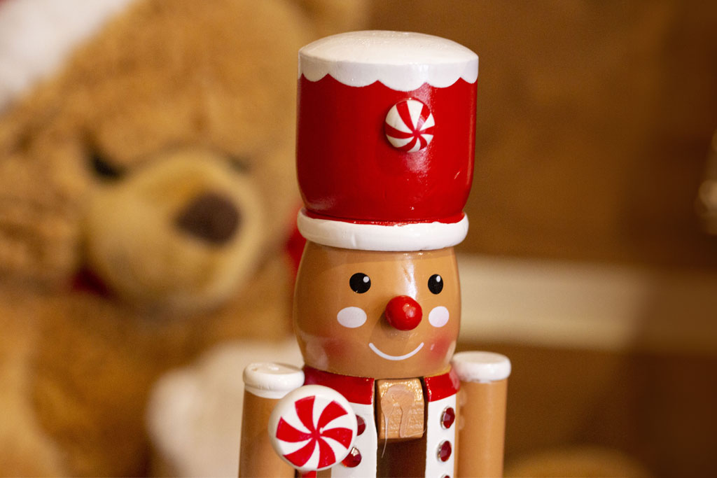 Nutcracker and teddy bear